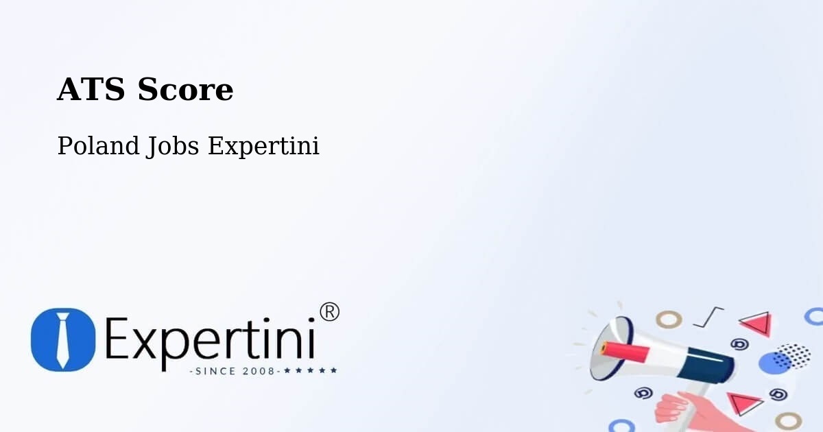 Resume ATS Score & Job Description Match Tool – Błonie - Poland Jobs Expertini