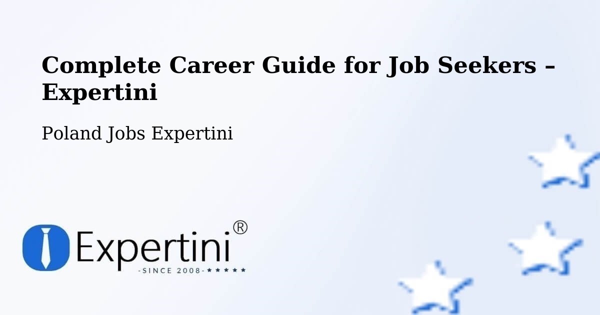 Career Guide for Job Seekers – Błonie - Błonie, Poland Jobs Expertini