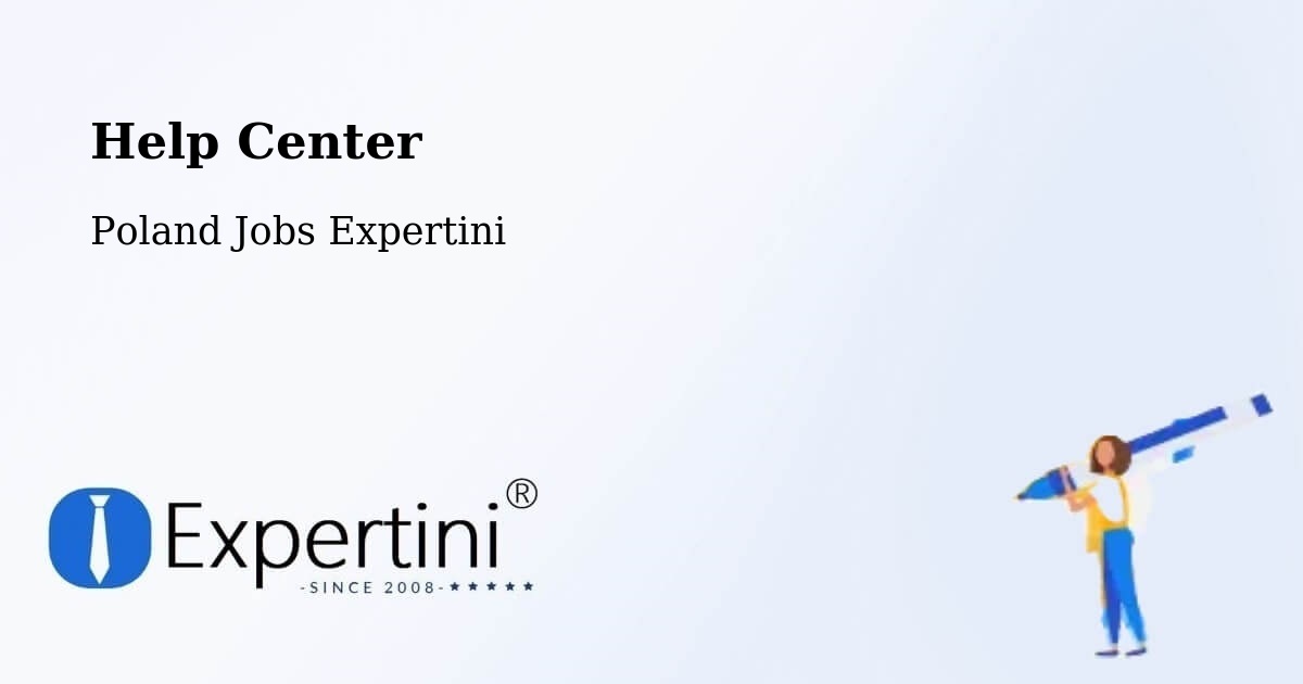 Help Center – Błonie - Poland Jobs Expertini