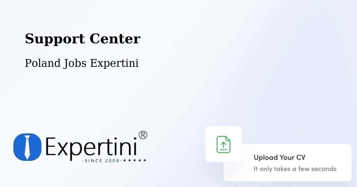 Support Services – Błonie - Poland Jobs Expertini